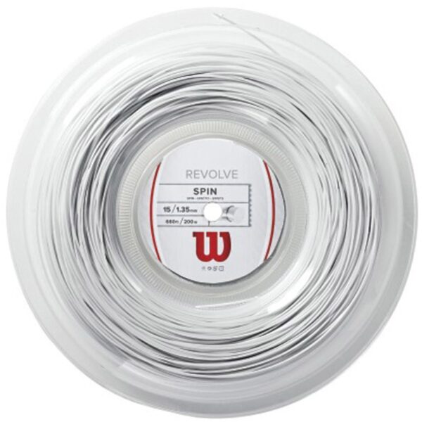 WILSON REVOLVE MATASSA 200 MT CALIBRO 1.30 MM COLORE BIANCO + 12.2 MT SET OMAGGIO GOBLIN 1.24