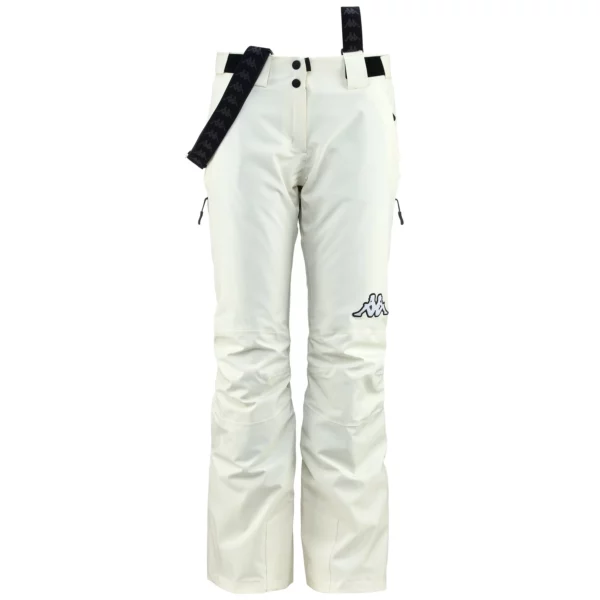 PANTALONE KAPPA SCI 6CENTO 634 DONNA WHITE ANTIQUE BLACK