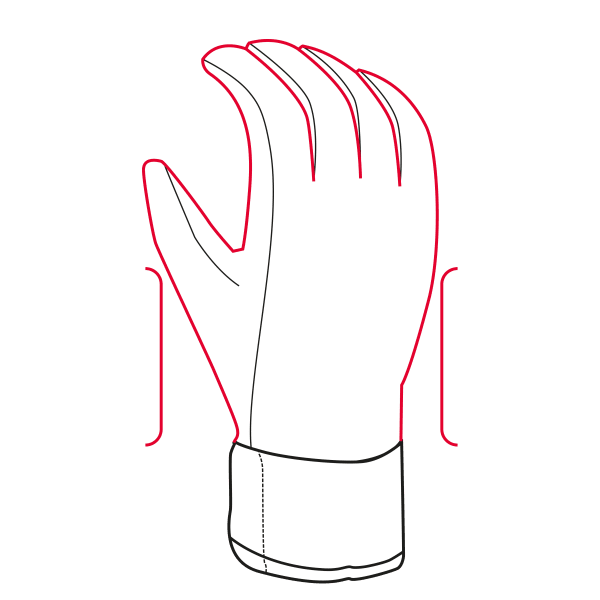 Glove Alpine Pro Fit advanced pre curve Icon