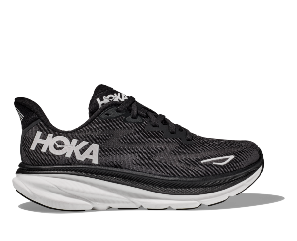 HOKA CLIFTON 9 UOMO 1127895-BWHT + OMAGGIO