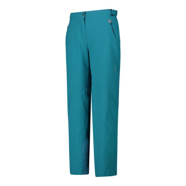 CMP Pantaloni sci stretch Clima Protect da donna colore Teal 3W18596N-E867