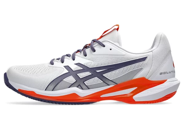 SCARPE ASICS SOLUTION SPEED FF 3 CLAY WHITE/GREYISH PURPLE - immagine 4