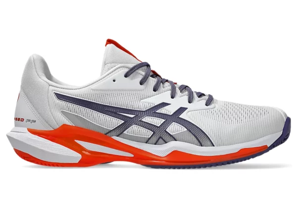 SCARPE ASICS SOLUTION SPEED FF 3 CLAY WHITE/GREYISH PURPLE
