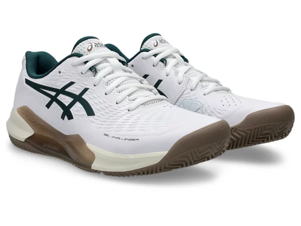 SCARPE ASICS GEL CHALLENGER 14 CLAY WHT/GREEN