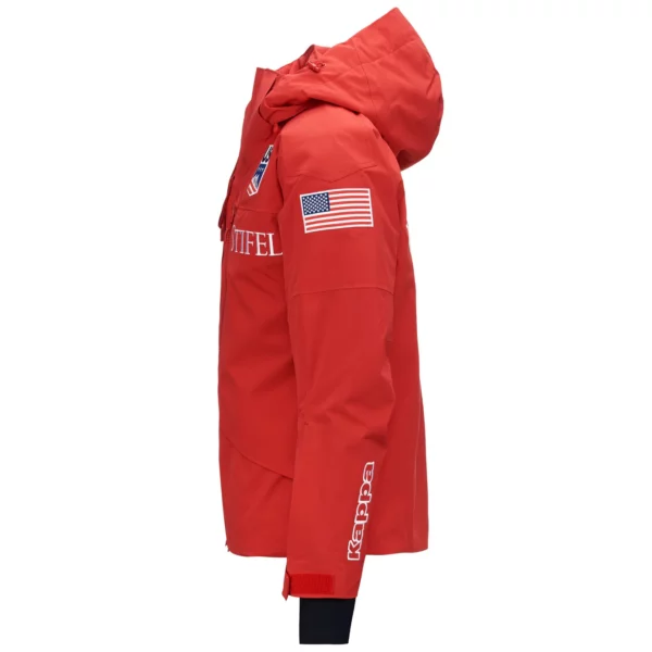 COMPLETO KAPPA GIACCA 6CENTO 602F US ROSSO + PANTALONE 6CENTO 622 HZ US ROSSO - immagine 4