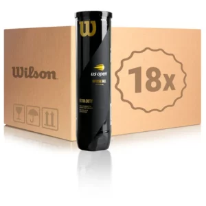 WILSON US OPEN CARTONE 18 TUBI X 4 PALLE + OMAGGIO