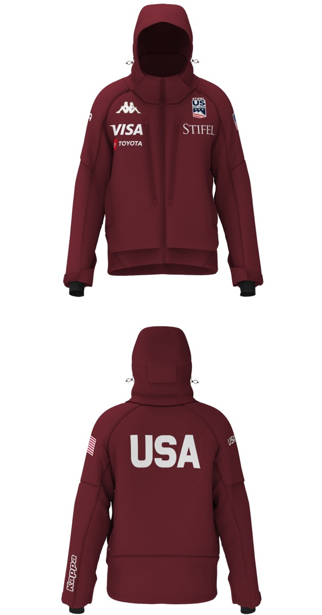 GIACCA KAPPA SCI 6CENTO 602C US UOMO ROSSO 2025/2026