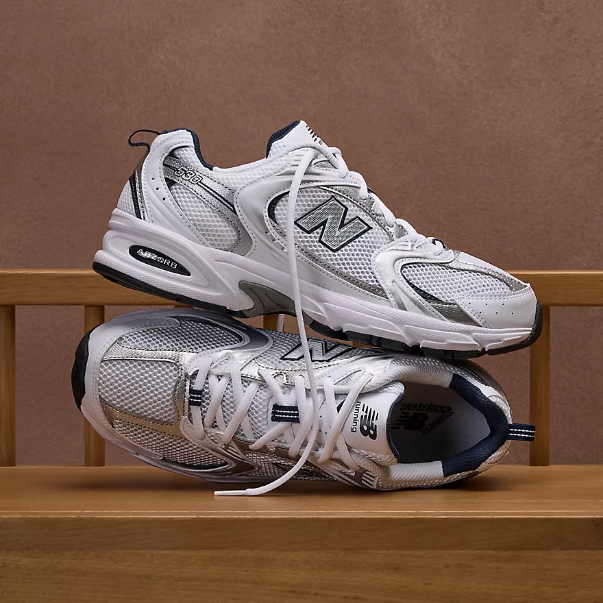 Scarpe New Balance 530SG unisex bianco con blu indigo 5 Scarpe New Balance 530SG unisex bianco con blu indigo - immagine 5