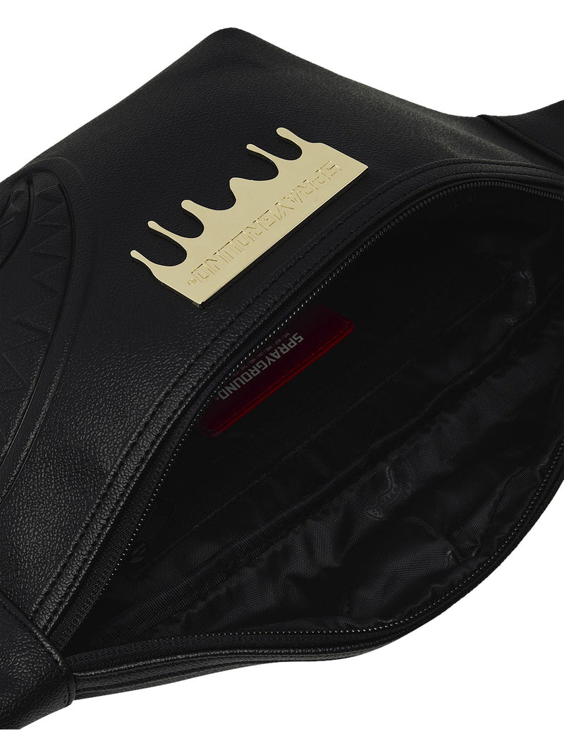 Marsupio Sprayground Gold Brick LUXE SAVVY Crossbody nero 2 Marsupio Sprayground Gold Brick LUXE SAVVY Crossbody nero - immagine 2