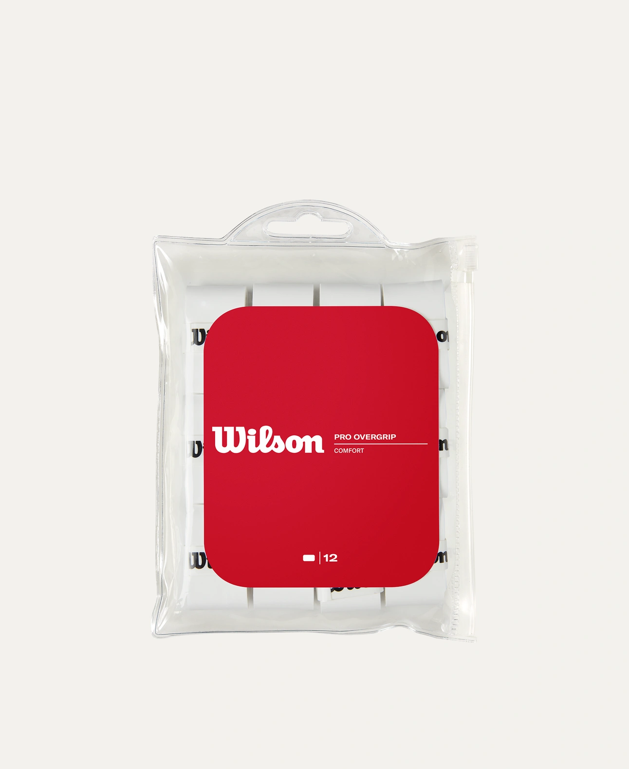 Wilson Pro Overgrip, confezione da 12 pezzi bianco 1 Wilson Pro Overgrip, confezione da 12 pezzi bianco