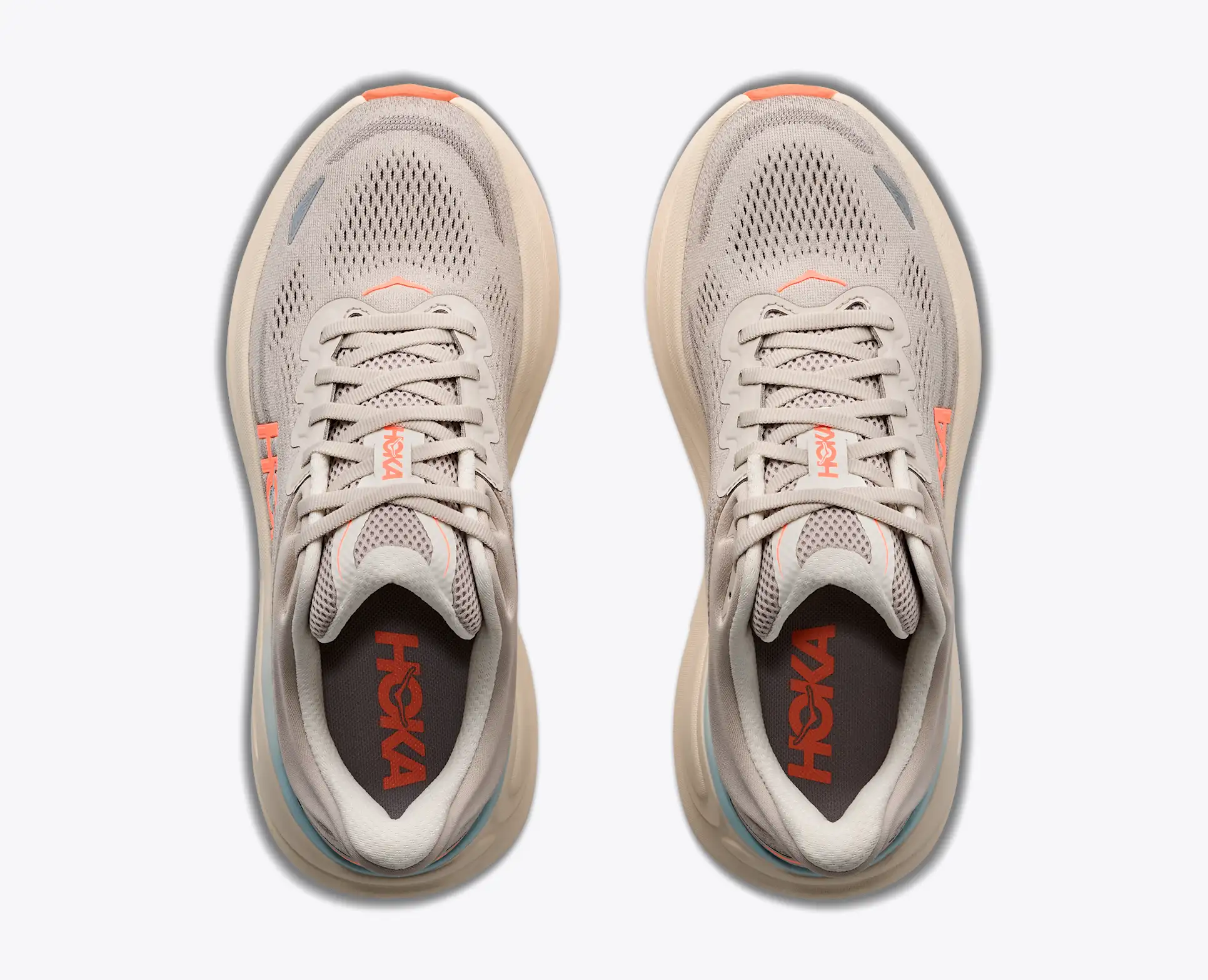 SCARPE HOKA DONNA W BONDI 9 RIVER ROCK GREY / MINER + OMAGGIO 2 SCARPE HOKA DONNA W BONDI 9 RIVER ROCK GREY / MINER + OMAGGIO - immagine 2