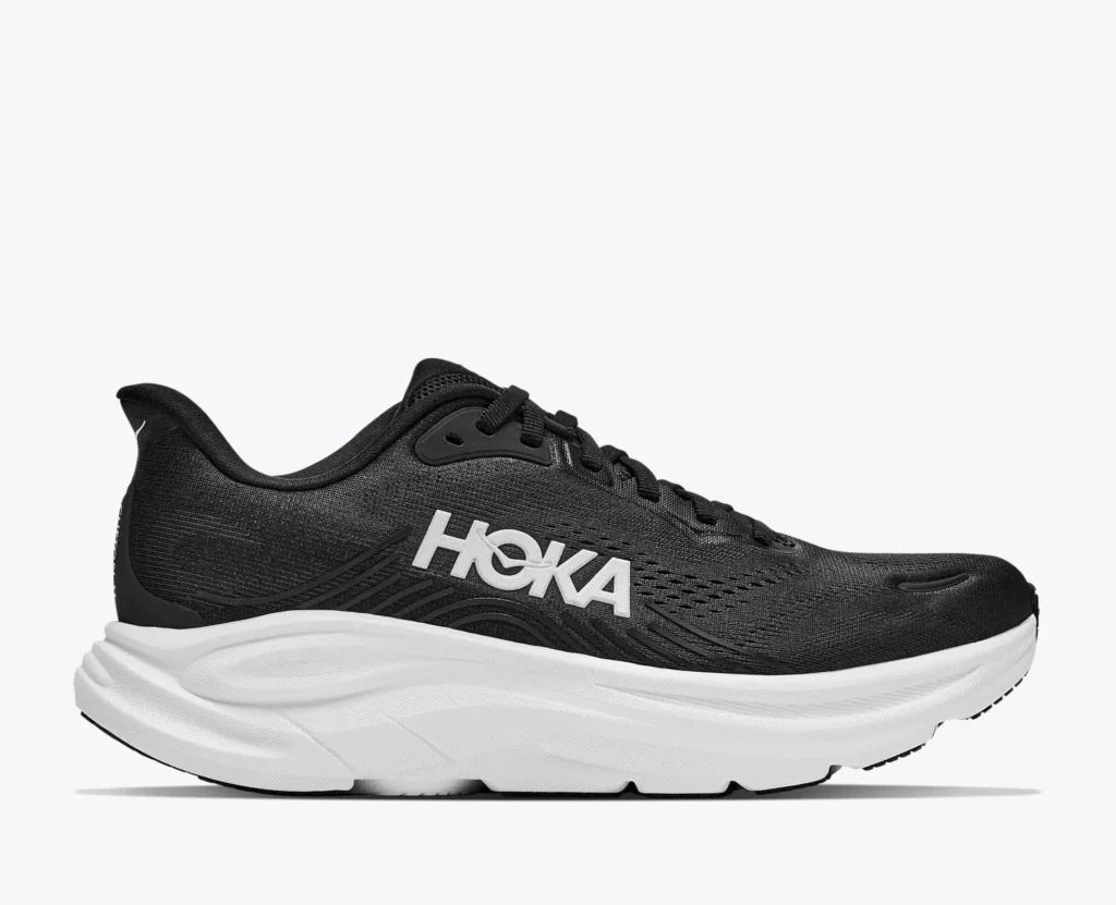 SNEAKERS AREA 5 Scarpe Hoka uomo M CLIFTON 11 BLACK / WHITE 1176572-BWHT