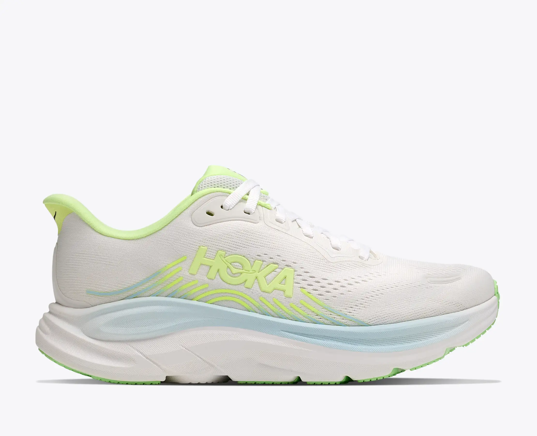 Scarpe Hoka donna W Clifton 11 Frost / Neon Yuzu + omaggio 1 hoka clifton 11 w colore FYZ