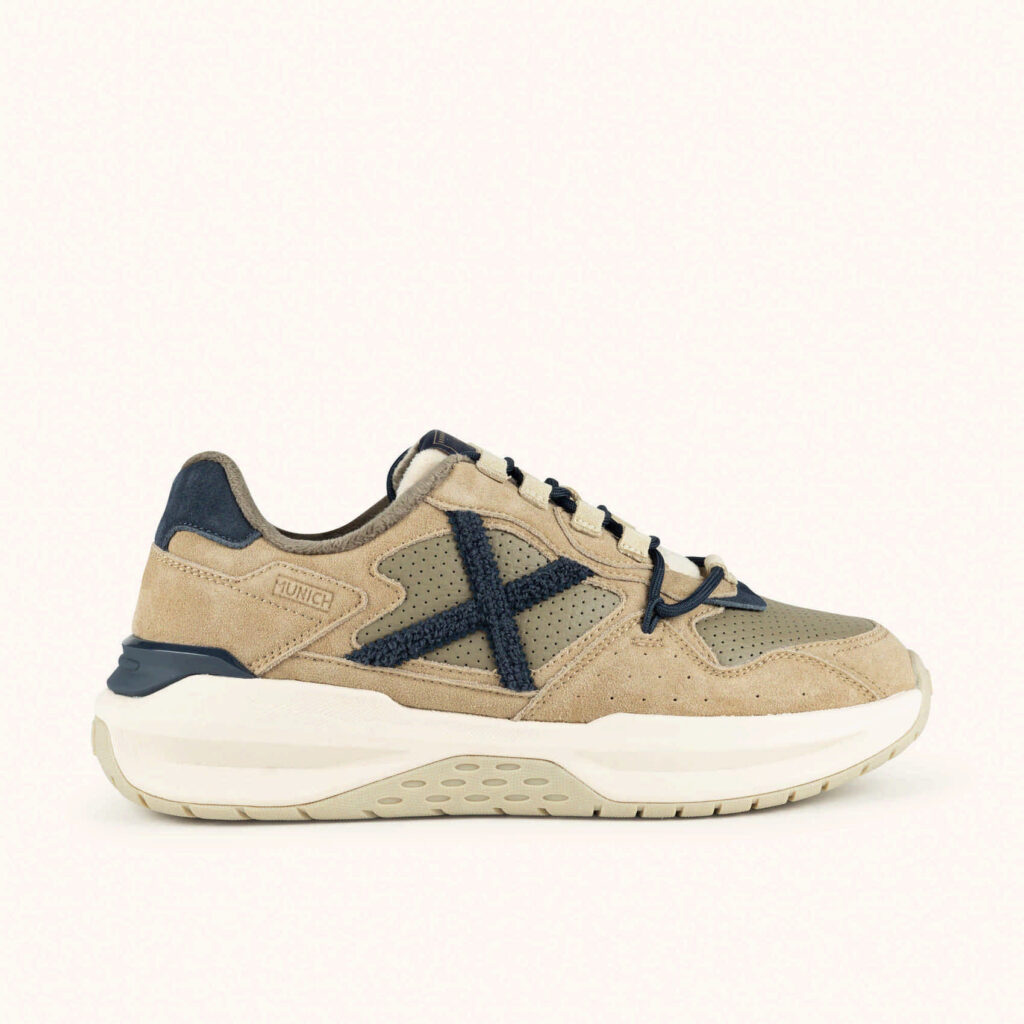 SNEAKERS AREA 3 MUNICH NEXA 26 Sneakers dal design futuristico Beige, Blu navy e Oliva