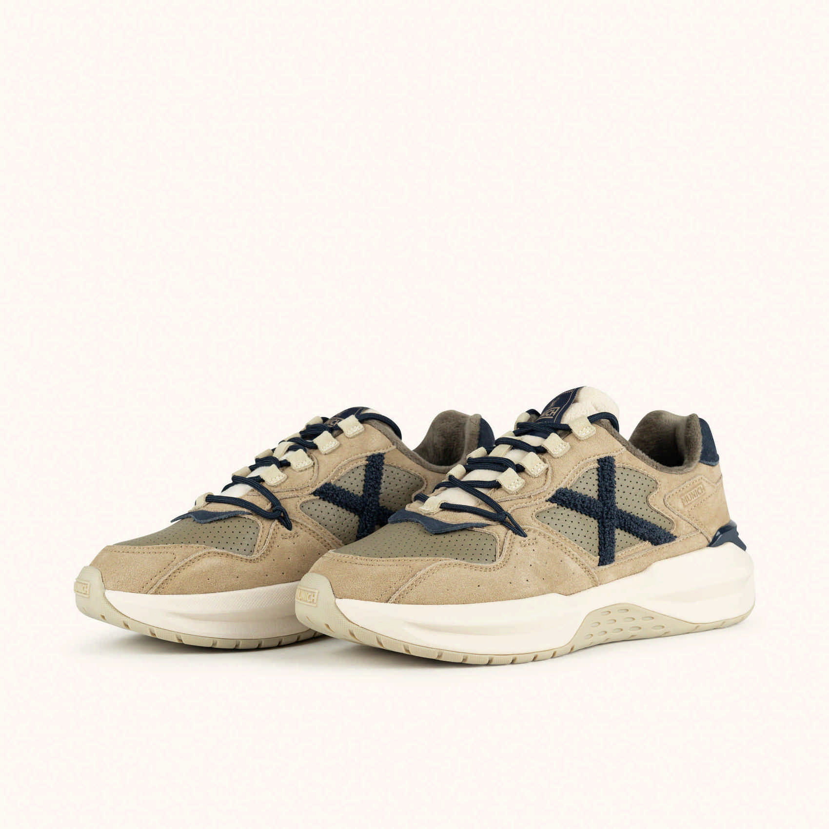 Scarpe Uomo MUNICH NEXA 26 Beige, Blu navy e Oliva 5 Scarpe Uomo MUNICH NEXA 26 Beige, Blu navy e Oliva - immagine 5