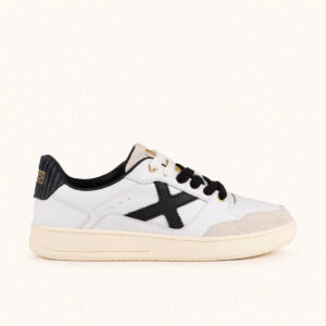 SCOPRI LE NOVITA' 9 Scarpe Uomo MUNICH LEGIT 120 retrò da tennis e skate in bianco e nero