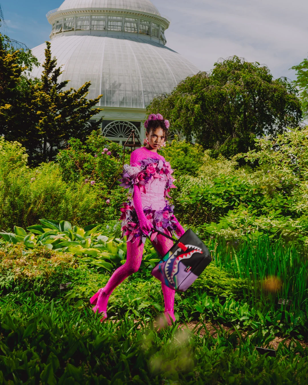 BORSA SPRAYGROUND DONNA NEW YORK BRONX GARDEN BOTANICAL CENTRAL TOTE 4 BORSA SPRAYGROUND DONNA NEW YORK BRONX GARDEN BOTANICAL CENTRAL TOTE - immagine 4