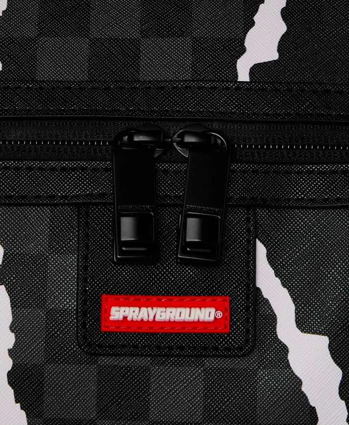 Borsa Sprayground CENTER RIP REVEALING GRAY CHECK MINI DUFFLE NERO 4 Borsa Sprayground CENTER RIP REVEALING GRAY CHECK MINI DUFFLE NERO - immagine 4