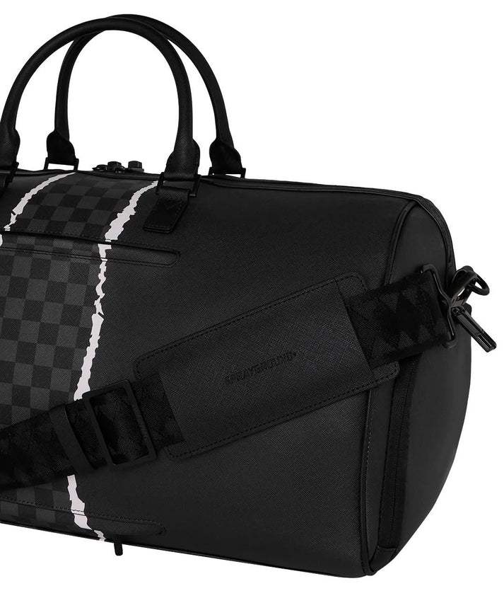 Borsa Sprayground CENTER RIP REVEALING GRAY CHECK MINI DUFFLE NERO 9 Borsa Sprayground CENTER RIP REVEALING GRAY CHECK MINI DUFFLE NERO - immagine 9