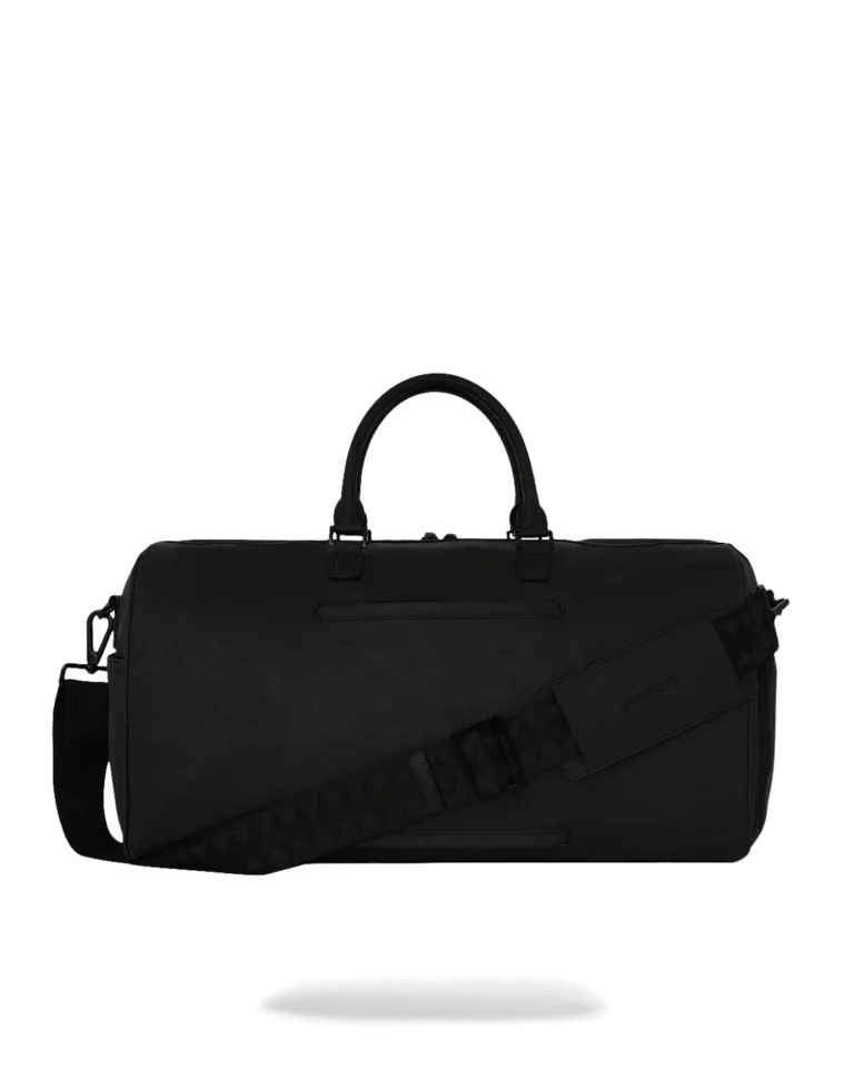 BORSA SPRAYGROUND BLACKED OUT EMBOSSED GOLD TOOTH DUFFLE 3 BORSA SPRAYGROUND BLACKED OUT EMBOSSED GOLD TOOTH DUFFLE - immagine 3