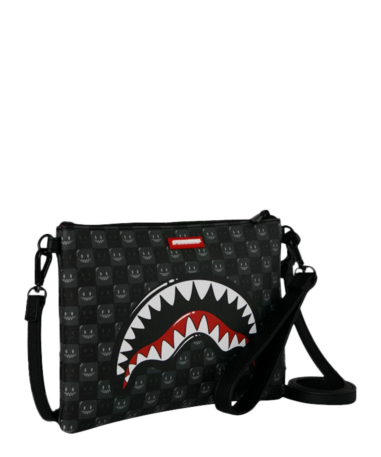 SPRAYGROUND SHARK IN PARIS WTF BUBBLY BLACK CLUTCHE CROSS 3 SPRAYGROUND SHARK IN PARIS WTF BUBBLY BLACK CLUTCHE CROSS - immagine 3
