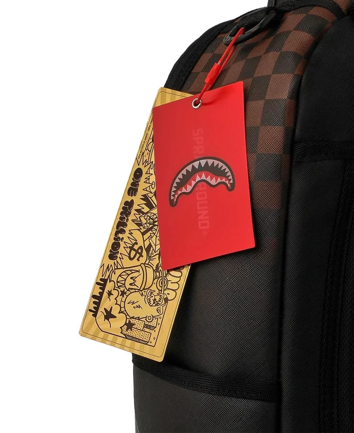 Zaino Sprayground marrone BROWN CHECK GHOST DRIP unisex 10 Zaino Sprayground marrone BROWN CHECK GHOST DRIP unisex - immagine 10