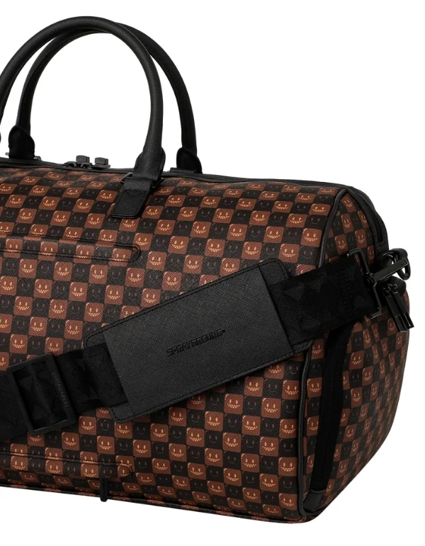 BORSA SPRAYGROUND SHARKS IN PARIS WTF BUBBLE BROWN CHECK DUFFLE 9 BORSA SPRAYGROUND SHARKS IN PARIS WTF BUBBLE BROWN CHECK DUFFLE - immagine 9