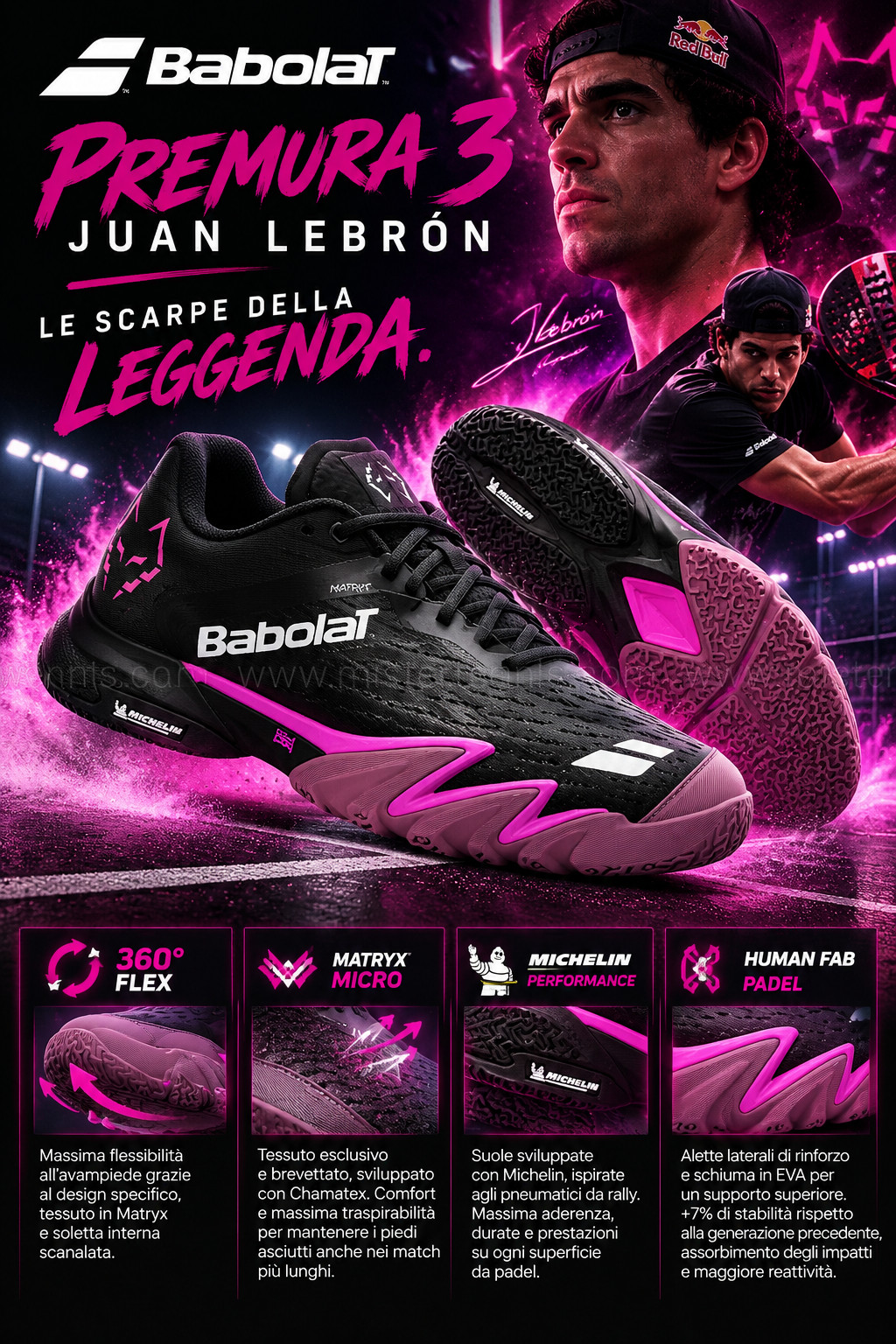 Borsa da Padel Babolat RH Pro Juan Lebrón 3.1+ omaggio 9 Borsa da Padel Babolat RH Pro Juan Lebrón 3.1+ omaggio - immagine 9