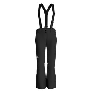 Pantaloni da sci neri da donna aderenti e isolanti con protezione impermeabile 8CENTO 834