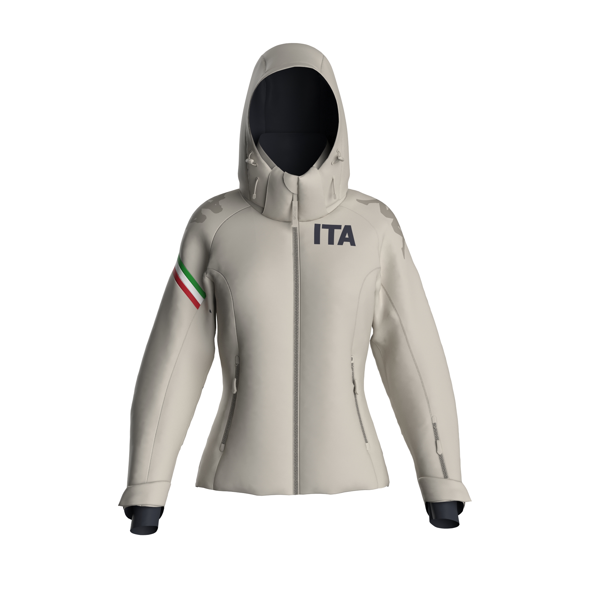 GIACCA SCI DONNA KAPPA 6CENTO 652Y ITA BEIGE STONE 1 GIACCA SCI DONNA KAPPA 6CENTO 652Y ITA BEIGE STONE