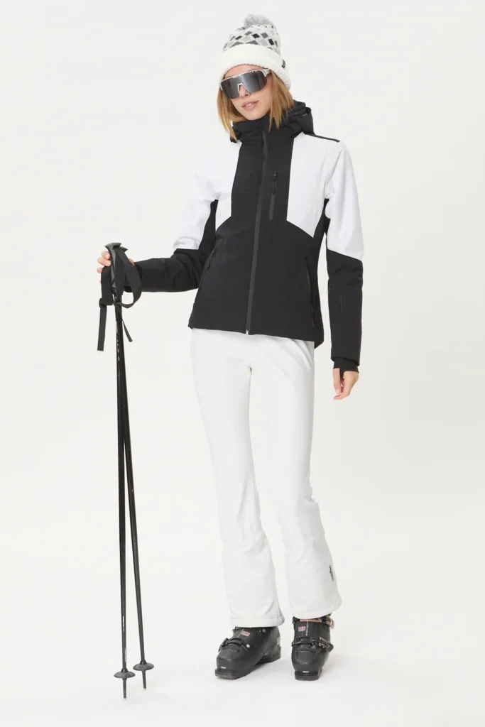 GIACCA SCI DONNA RH+ Megeve W Jacket NERO BIANCO