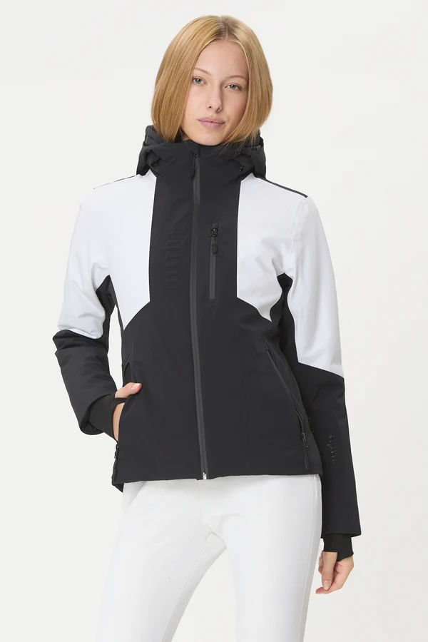 GIACCA SCI DONNA RH+ Megeve W Jacket NERO BIANCO 2 GIACCA SCI DONNA RH+ Megeve W Jacket NERO BIANCO - immagine 2