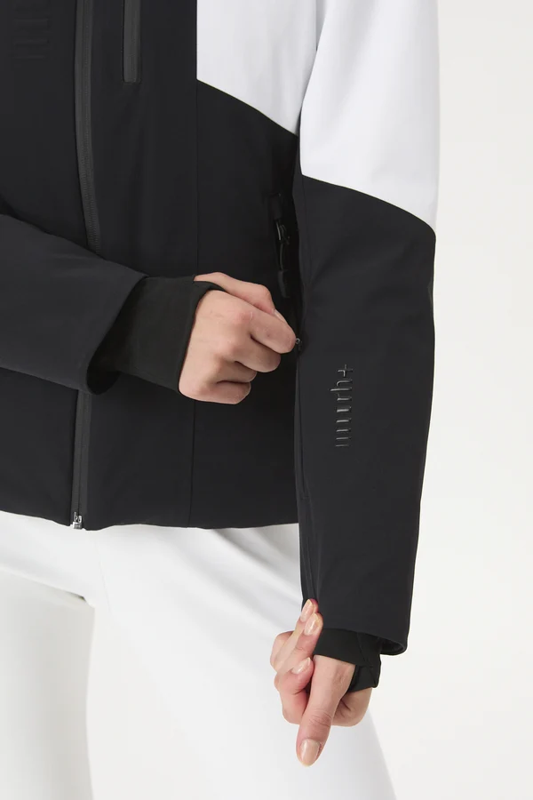 GIACCA SCI DONNA RH+ Megeve W Jacket NERO BIANCO 3 GIACCA SCI DONNA RH+ Megeve W Jacket NERO BIANCO - immagine 3