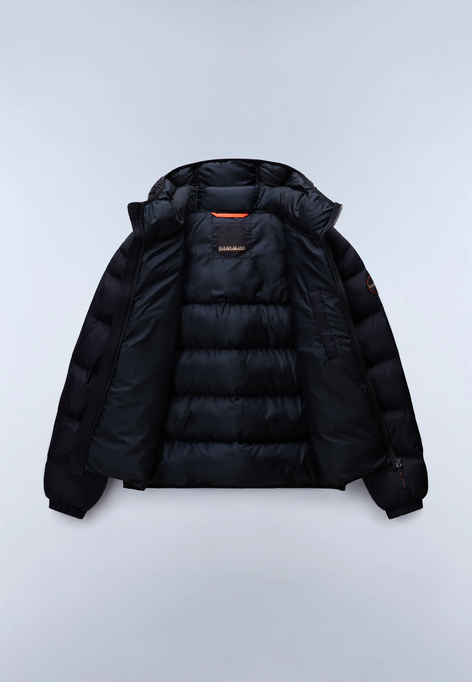 Piumino con Cappuccio Napapijri Molveno uomo nero (NMHN) 7 Piumino con Cappuccio Napapijri Molveno uomo nero (NMHN) - immagine 7