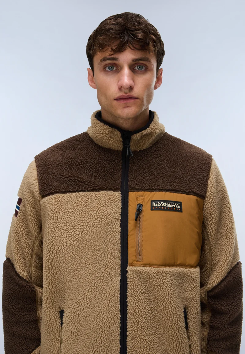 Pile uomo con Zip Napapijri Yupik Multicolour M4E (NYFC) 2 Pile uomo con Zip Napapijri Yupik Multicolour M4E (NYFC) - immagine 2