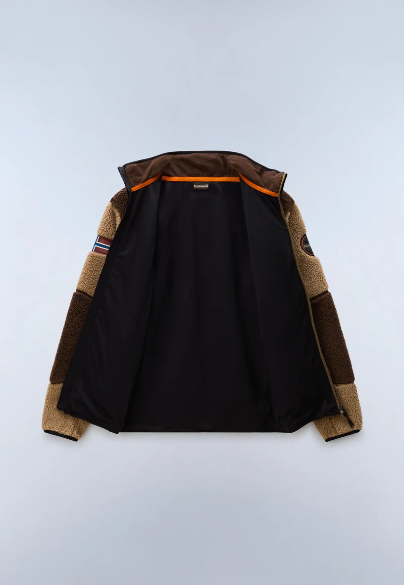 Pile uomo con Zip Napapijri Yupik Multicolour M4E (NYFC) 8 Pile uomo con Zip Napapijri Yupik Multicolour M4E (NYFC) - immagine 8