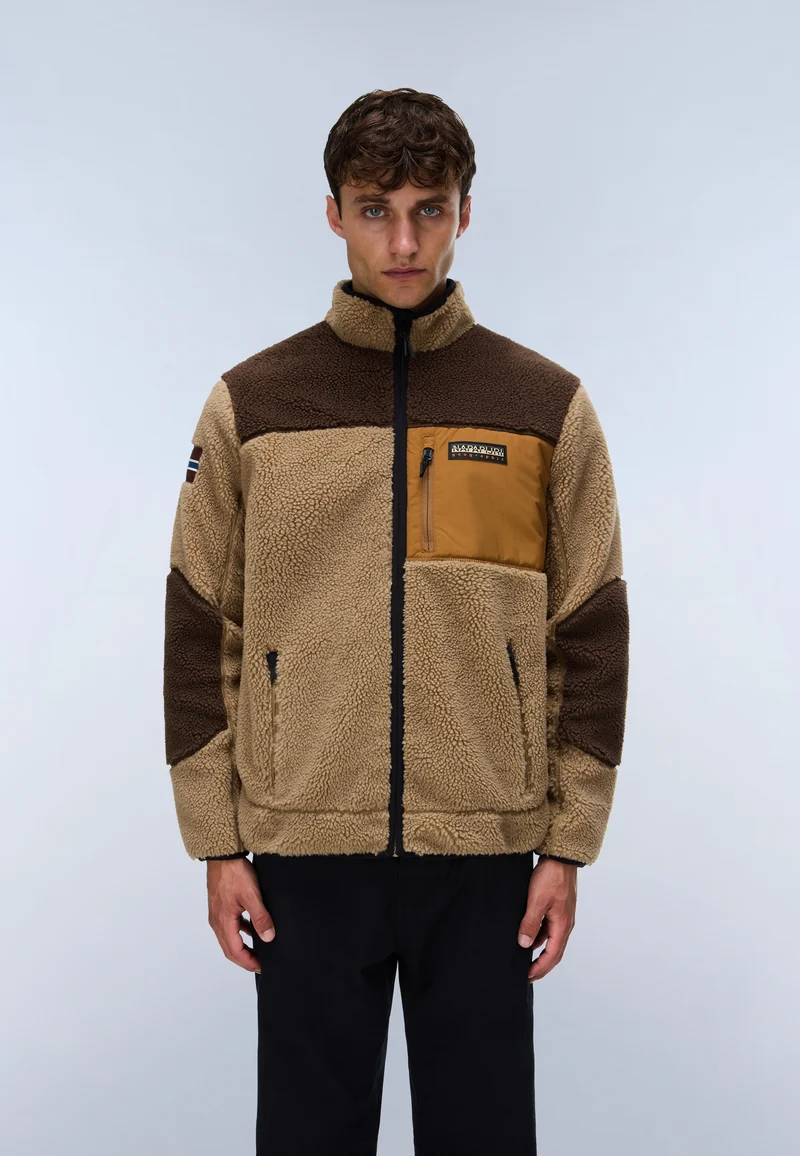 Pile uomo con Zip Napapijri Yupik Multicolour M4E (NYFC) 3 Pile uomo con Zip Napapijri Yupik Multicolour M4E (NYFC) - immagine 3
