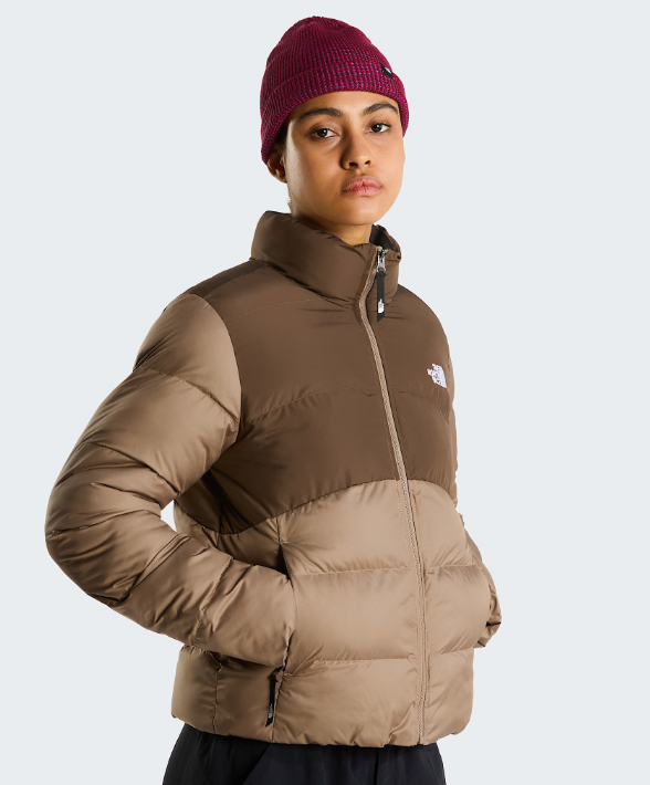 Piumino donna The North Face Saikuru garnet smokey/brown