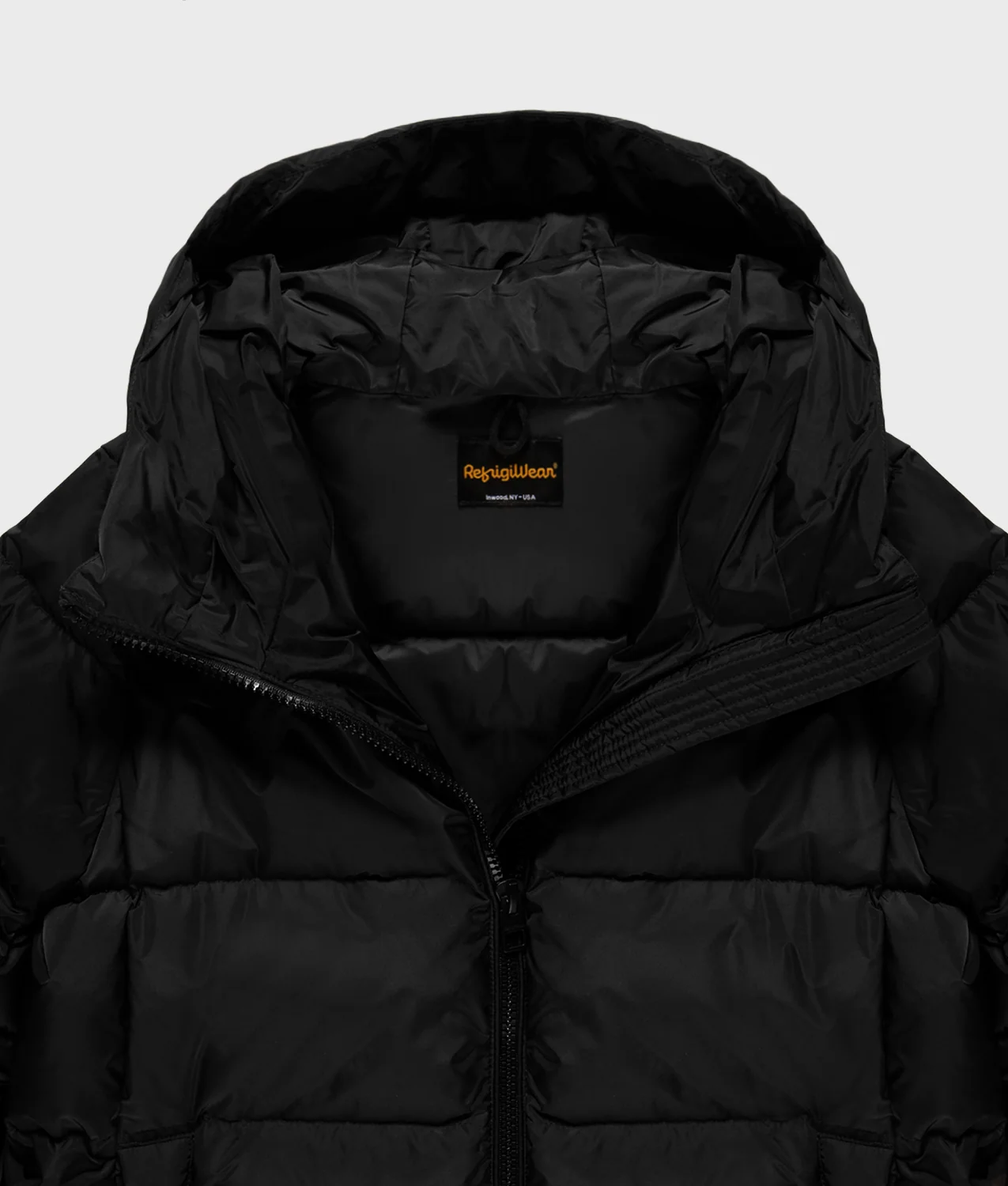 PIUMINO LUNGO DONNA REFRIGIWEAR CATY JACKET NERO 8 PIUMINO LUNGO DONNA REFRIGIWEAR CATY JACKET NERO - immagine 8