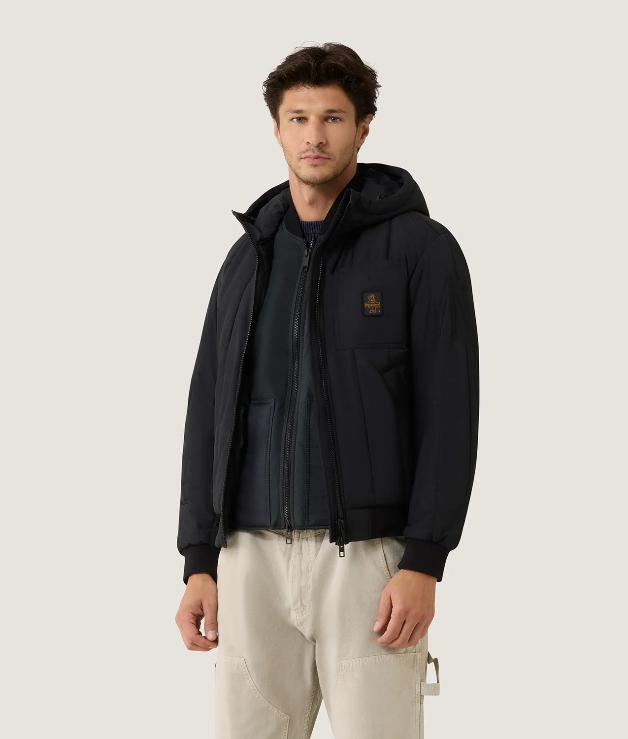 Bomber invernale da uomo Refrigiwear Blunt jacket nero 1 Bomber invernale da uomo Refrigiwear Blunt jacket nero