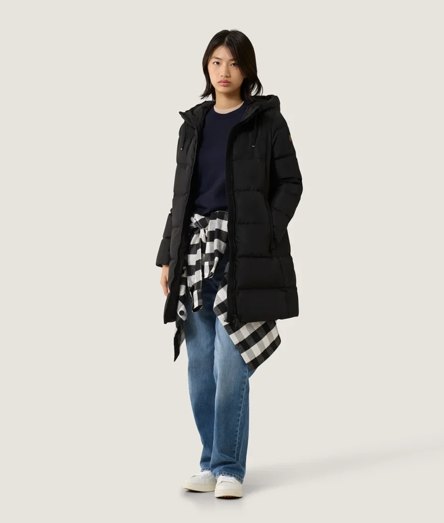 PIUMINO LUNGO DONNA REFRIGIWEAR CATY JACKET NERO