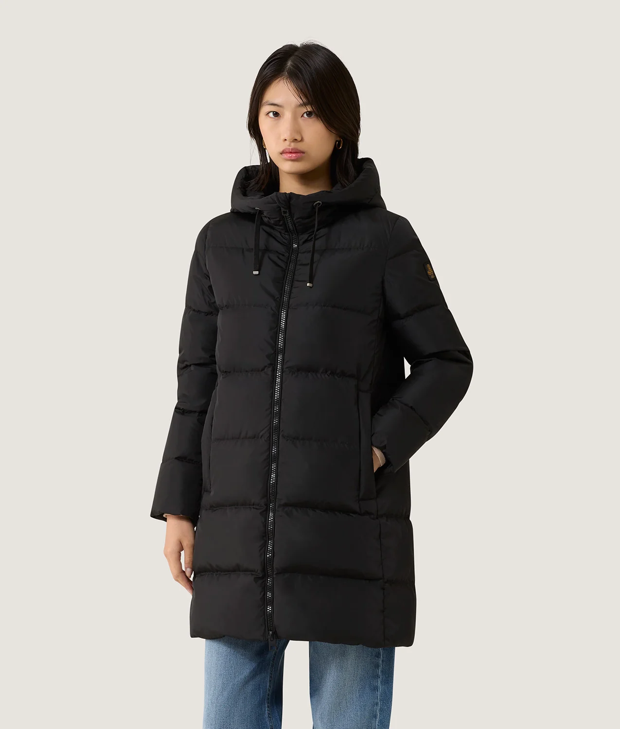 PIUMINO LUNGO DONNA REFRIGIWEAR CATY JACKET NERO 3 PIUMINO LUNGO DONNA REFRIGIWEAR CATY JACKET NERO - immagine 3