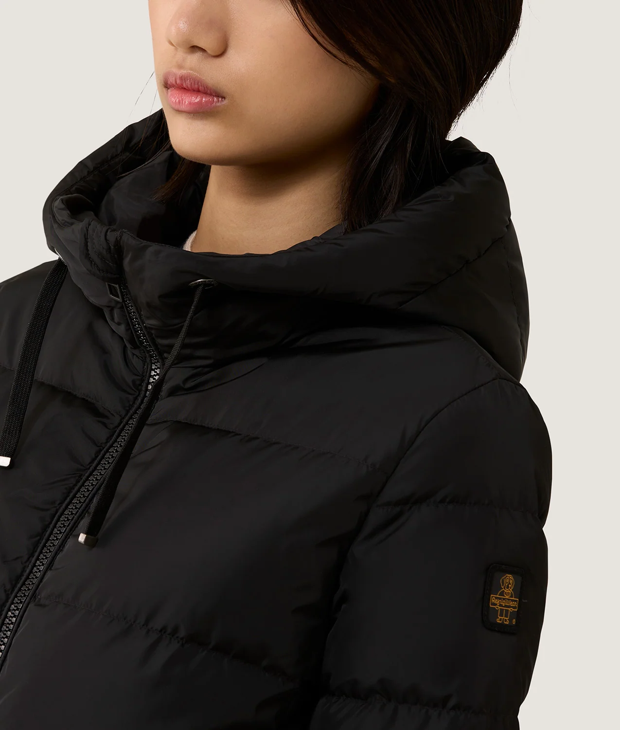 PIUMINO LUNGO DONNA REFRIGIWEAR CATY JACKET NERO 4 PIUMINO LUNGO DONNA REFRIGIWEAR CATY JACKET NERO - immagine 4