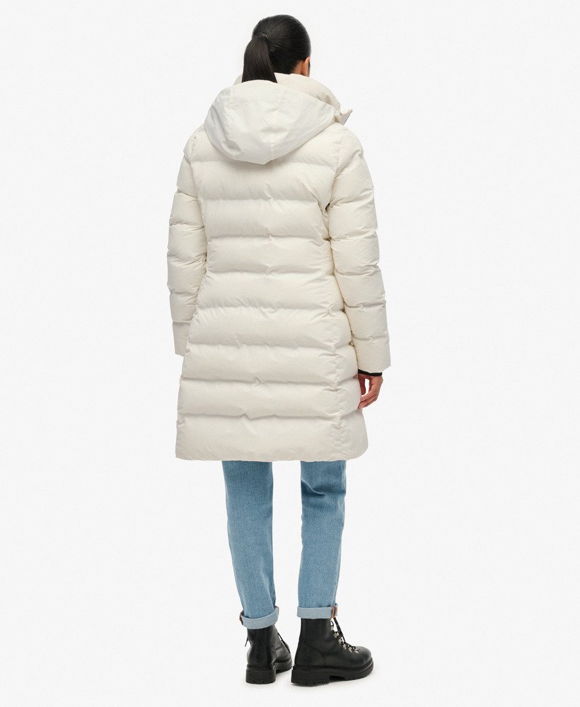 Giacca Imbottita donna Superdry City Mid colore off white (SPCMB) 7 Giacca Imbottita donna Superdry City Mid colore off white (SPCMB) - immagine 7