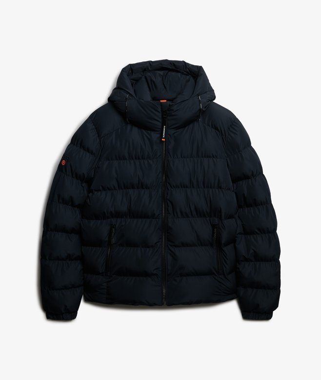 Giacca Superdry Puffer uomo con Cappuccio Sportiva colore BLU (SPBL) 3 Giacca Superdry Puffer uomo con Cappuccio Sportiva colore BLU (SPBL) - immagine 3