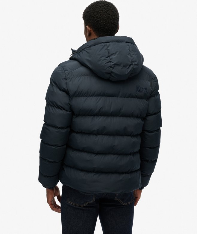 Giacca Superdry Puffer uomo con Cappuccio Sportiva colore BLU (SPBL) 6 Giacca Superdry Puffer uomo con Cappuccio Sportiva colore BLU (SPBL) - immagine 6